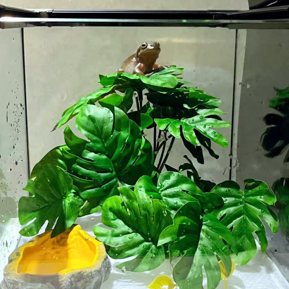 KERUIDENG Reptile Plants suit gecko, chameleon, bearded dragon and more