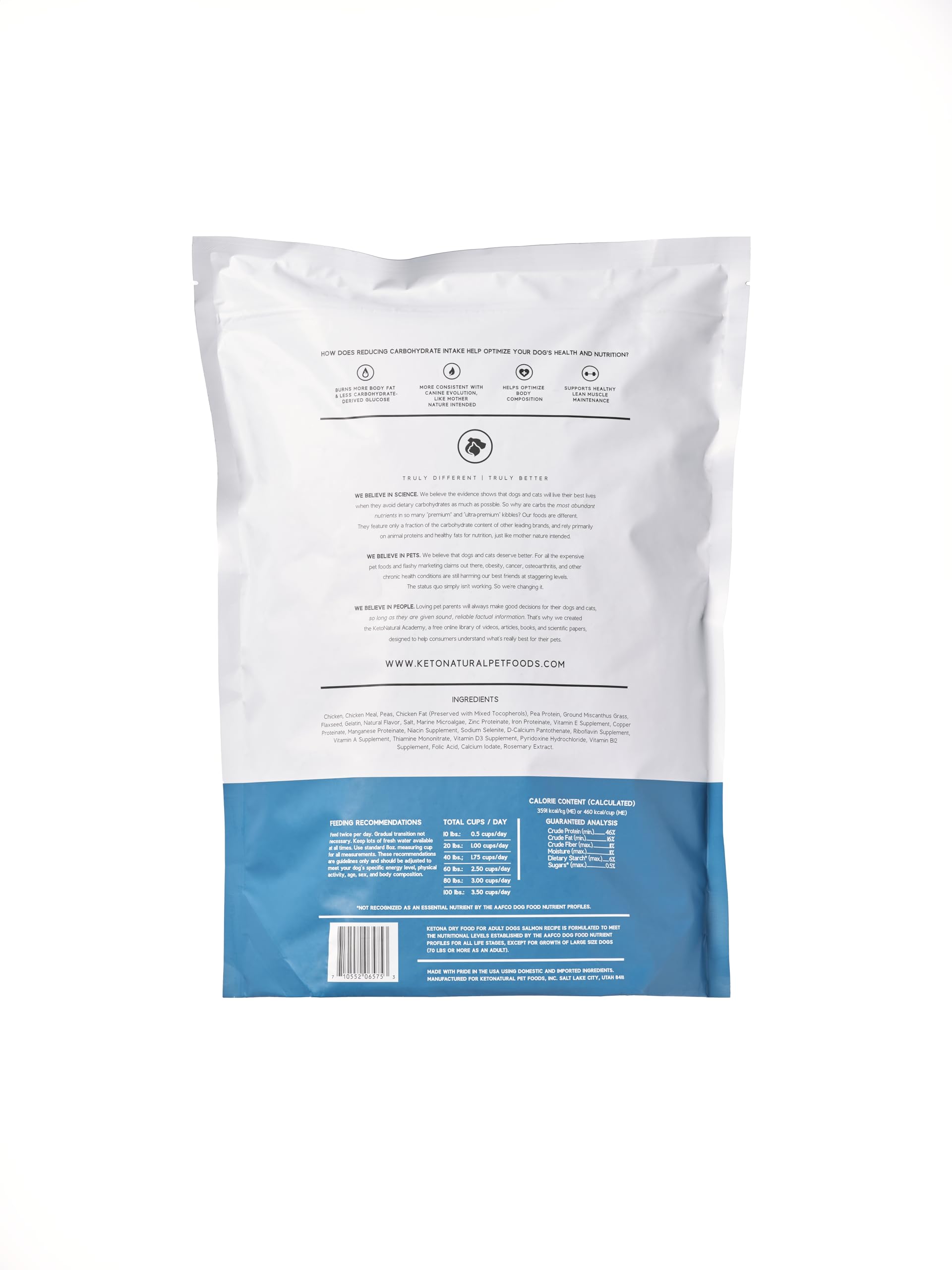 Ketona non-GMO antibiotic-free chicken sourcing detail.