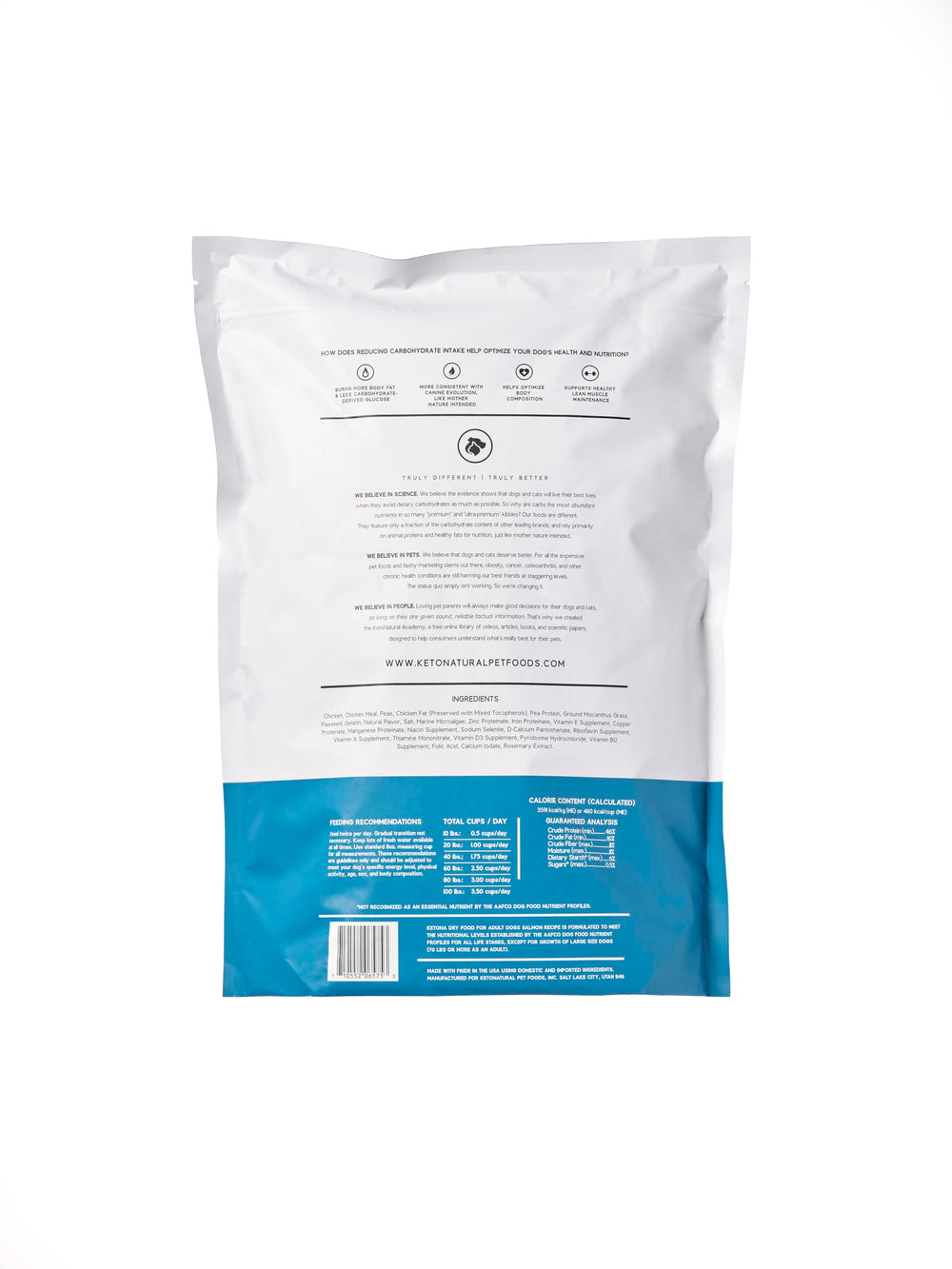 Ketona non-GMO antibiotic-free chicken sourcing detail.