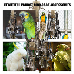 Kewkont Bird Hanging Chew Toy Amazon Parrot pendants attract attention and promote activity