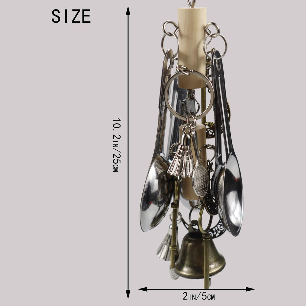 Kewkont Bird Hanging Chew Toy cage decor and enrichment for parrots