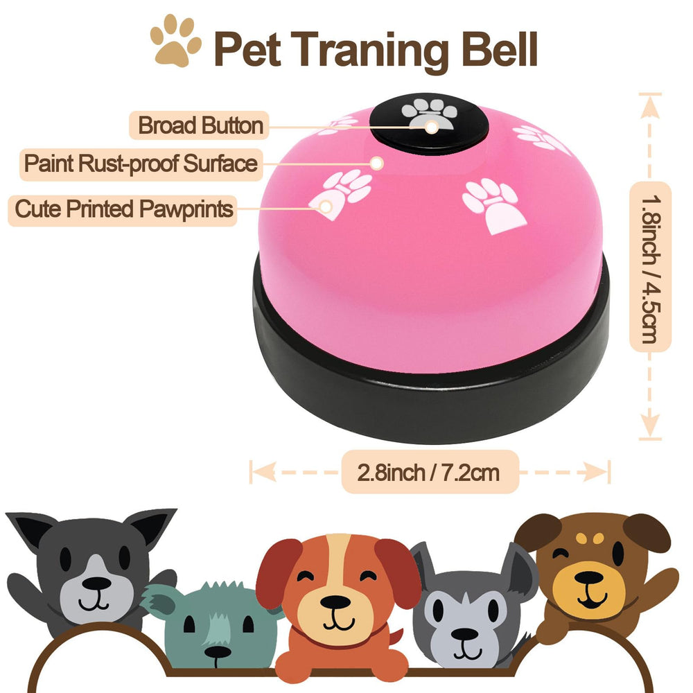 KEXIAVA pink middle button use—paw or nose activation for quick signaling.