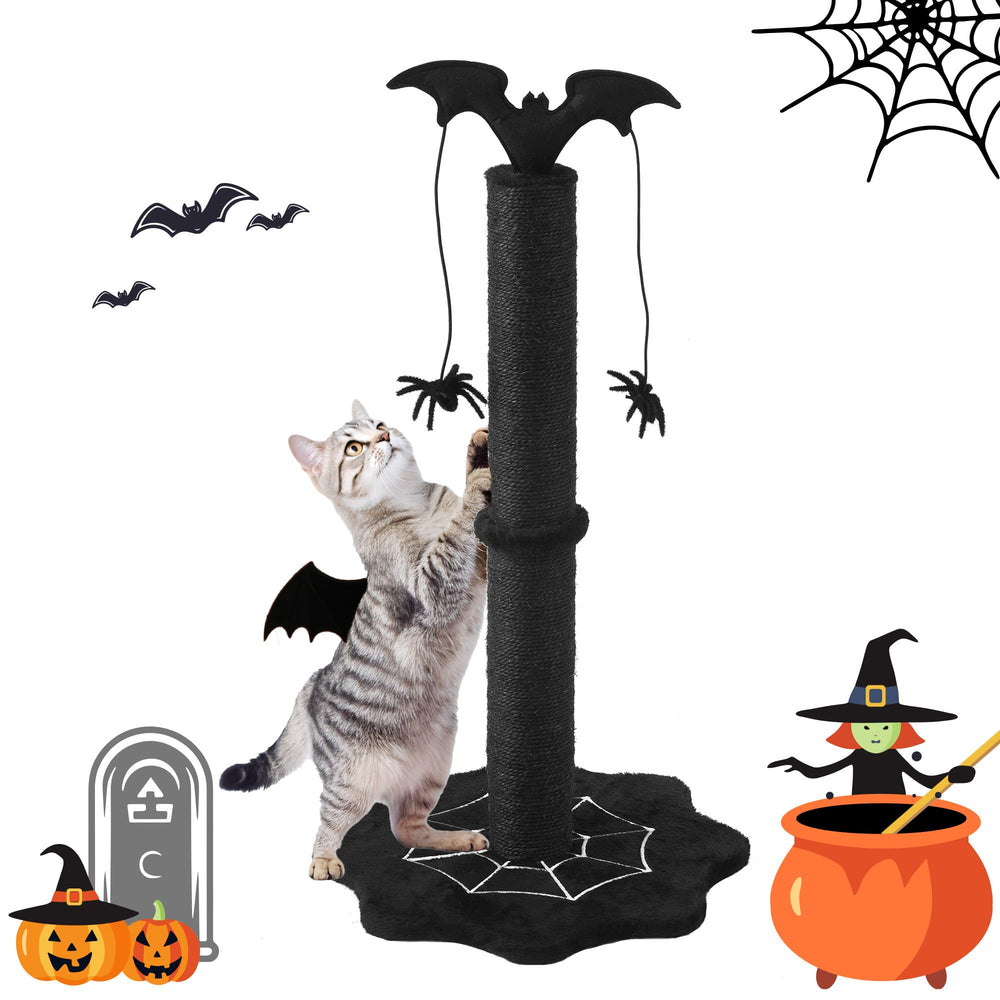 Keygarzone Gothic Cat Scratching Post compact design fits small spaces