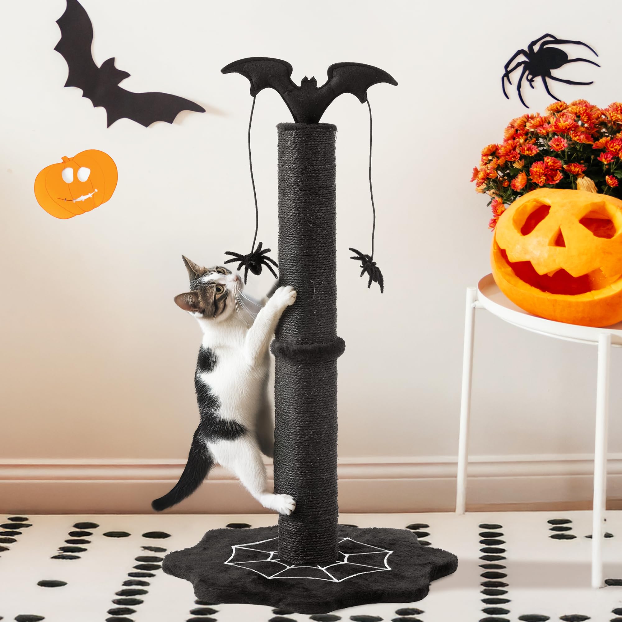 Keygarzone Gothic Cat Scratching Post ideal for apartments and kittens