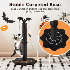 Keygarzone Gothic Cat Scratching Post with steady base for active cats during play