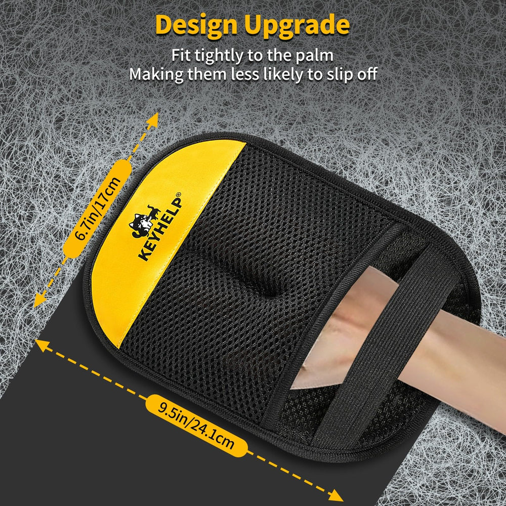 KEYHELP Pet Hair Glove on clothes lifts lint for neat outfits