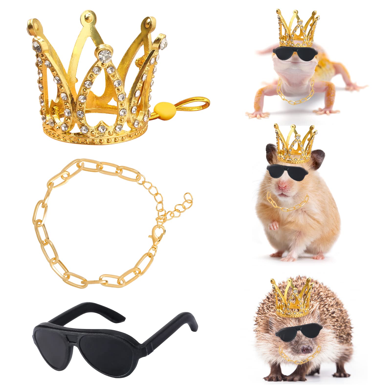 Keymall bearded dragon crown as stylish photo prop for birthday posts