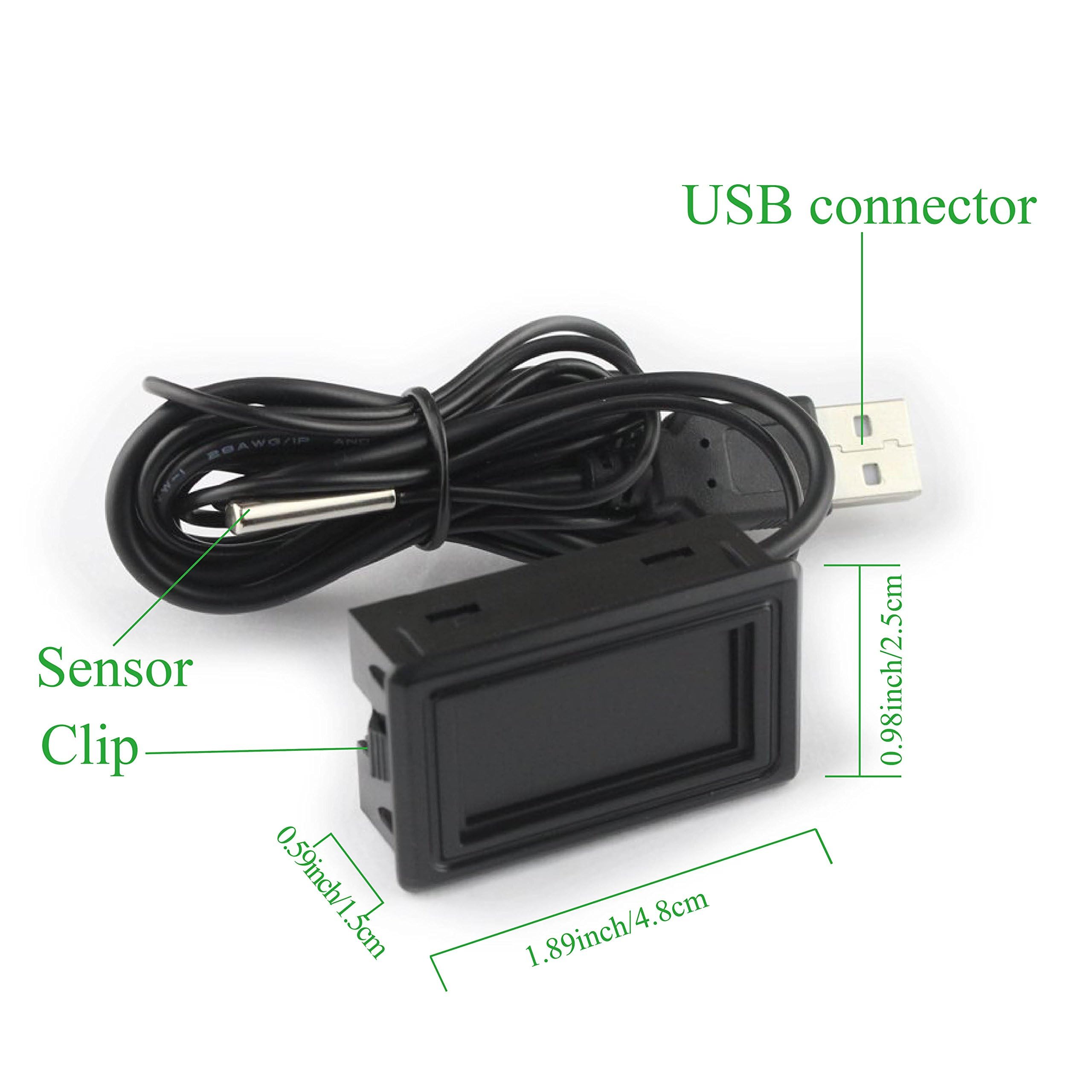 KEYNICE Celsius Fahrenheit switch makes unit selection simple.