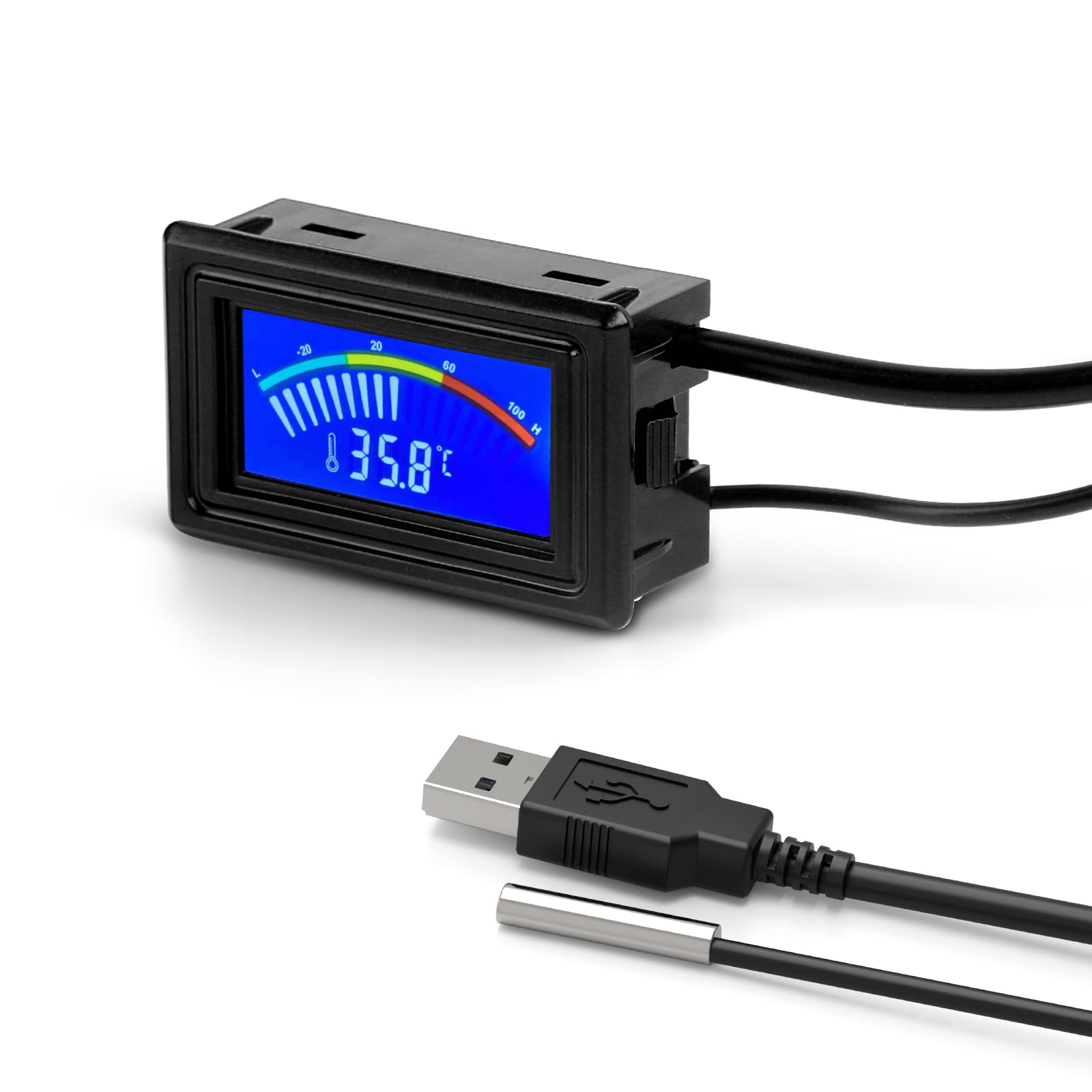 KEYNICE digital thermometer display clearly shows temperature for quick checks.