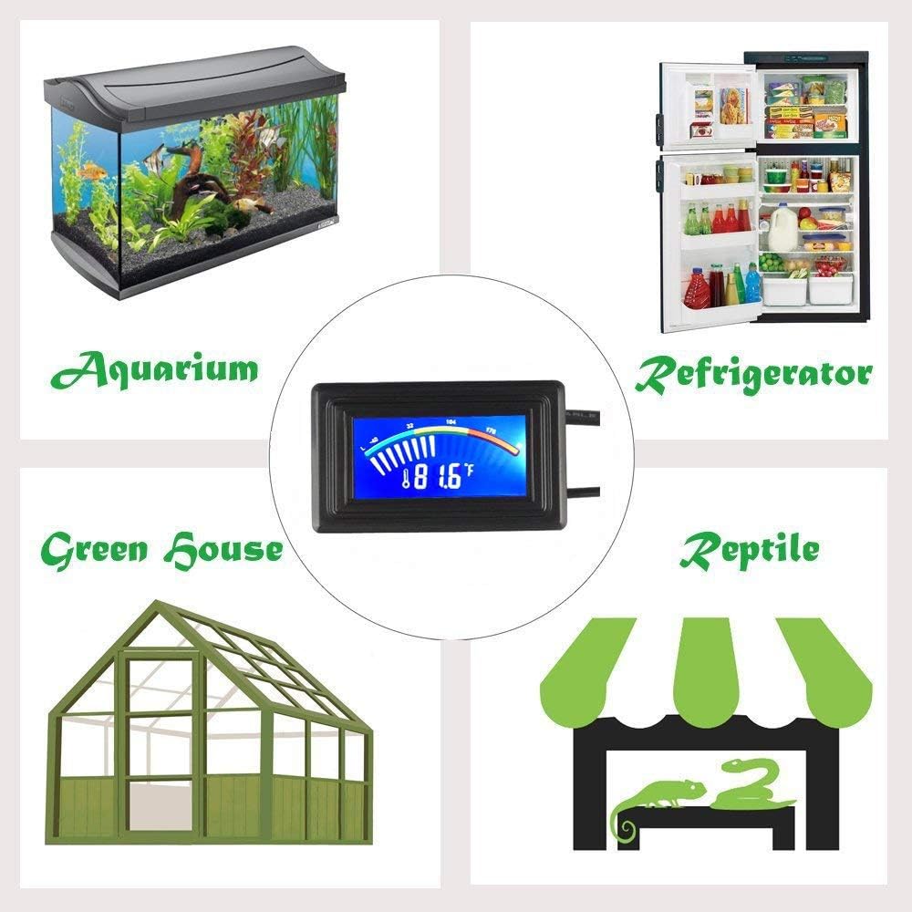 KEYNICE indoor outdoor use shows versatile temperature monitoring anywhere.