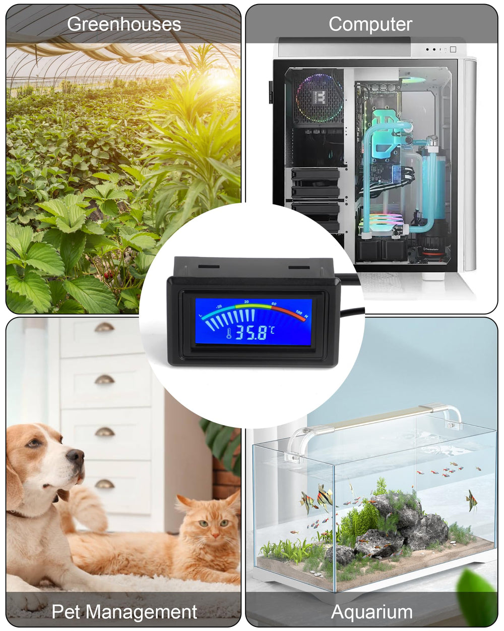 KEYNICE 0.25s measurement interval delivers near real-time updates.