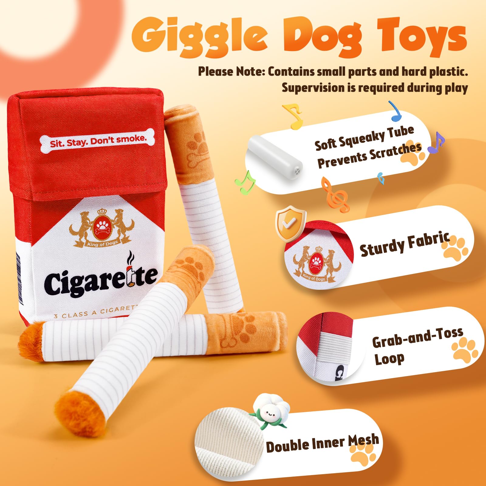 KEZKALS treat box toy doubles as a festive dog gift