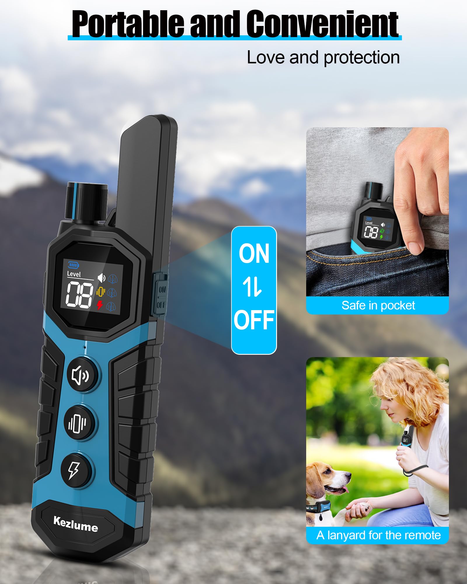Kezlume receiver battery lasts 11–15 days for extended sessions.