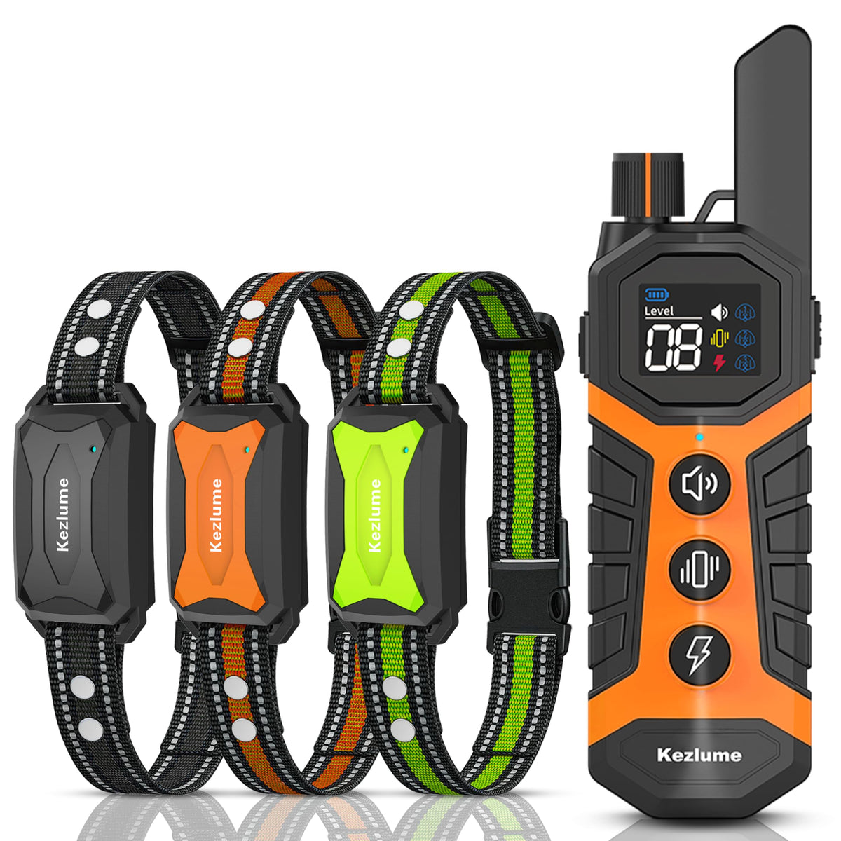 Kezlume dog collar remote 4000ft enables long-range training outdoors.