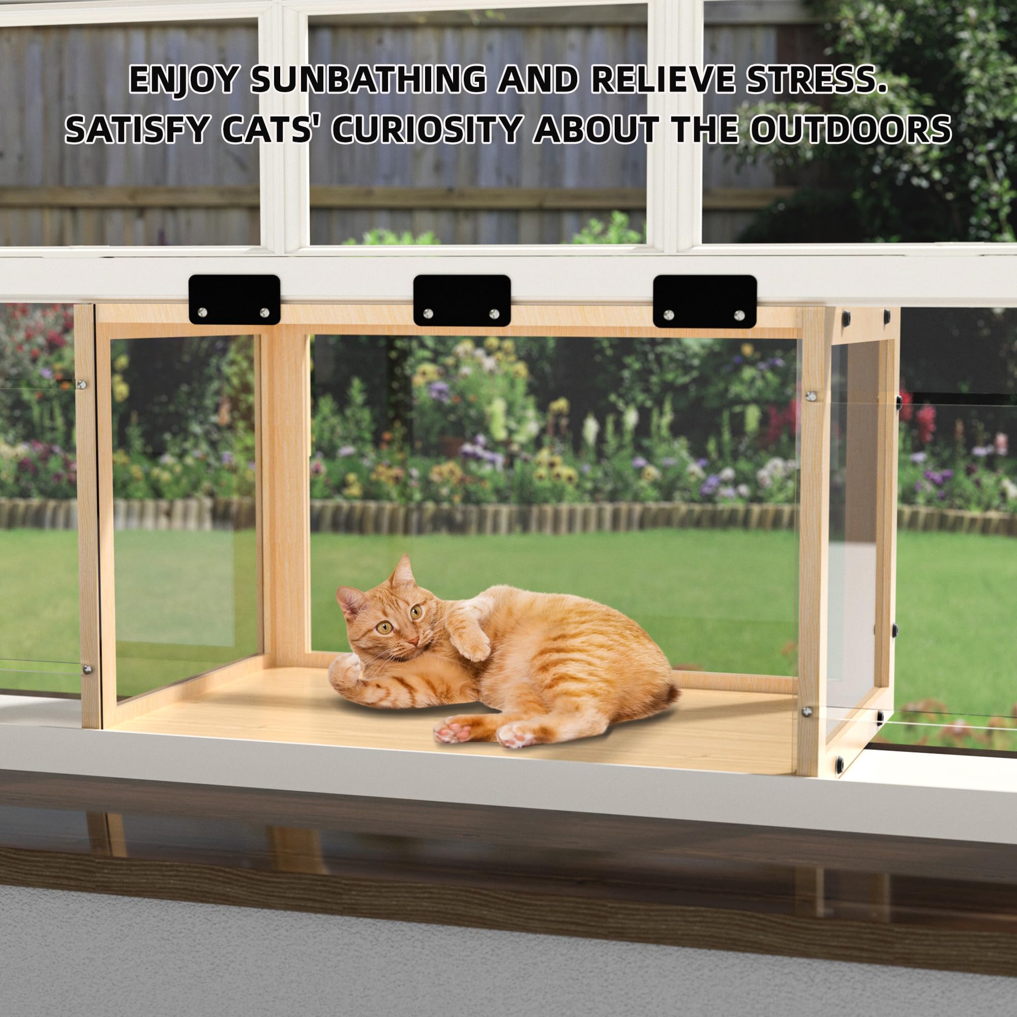 KGCCIZI Acrylic extension detail demonstrates adjustable width for window frames.