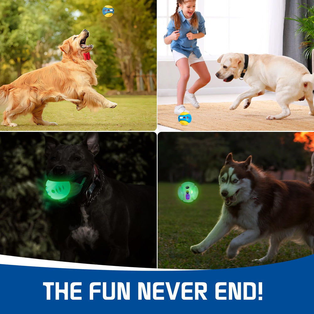 KGPERGU no-battery-needed ball offers giggle sounds during play