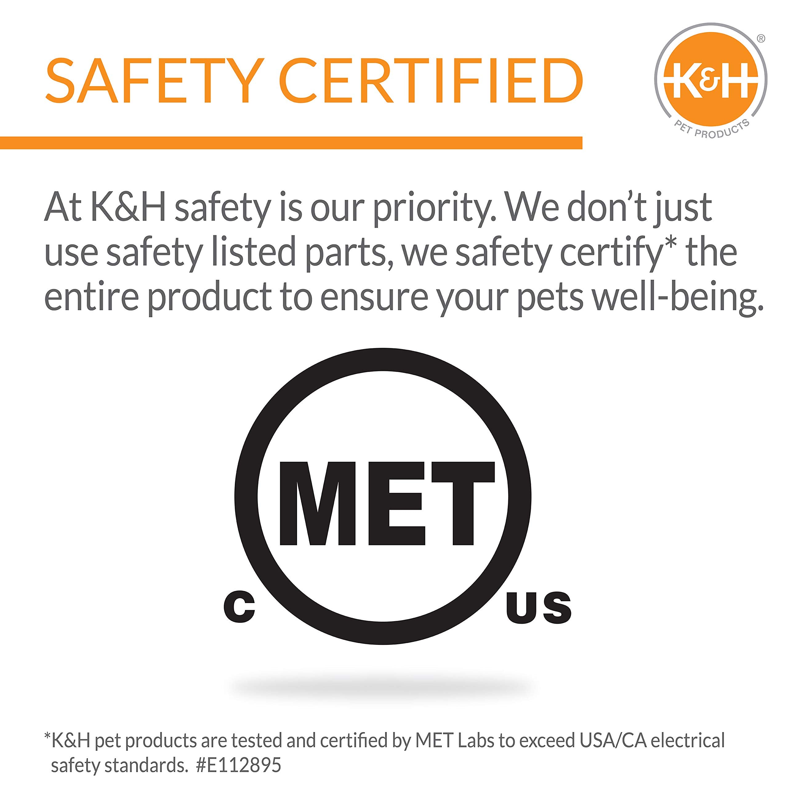 K&H 5.5-foot cord protection highlight for durable outdoor use
