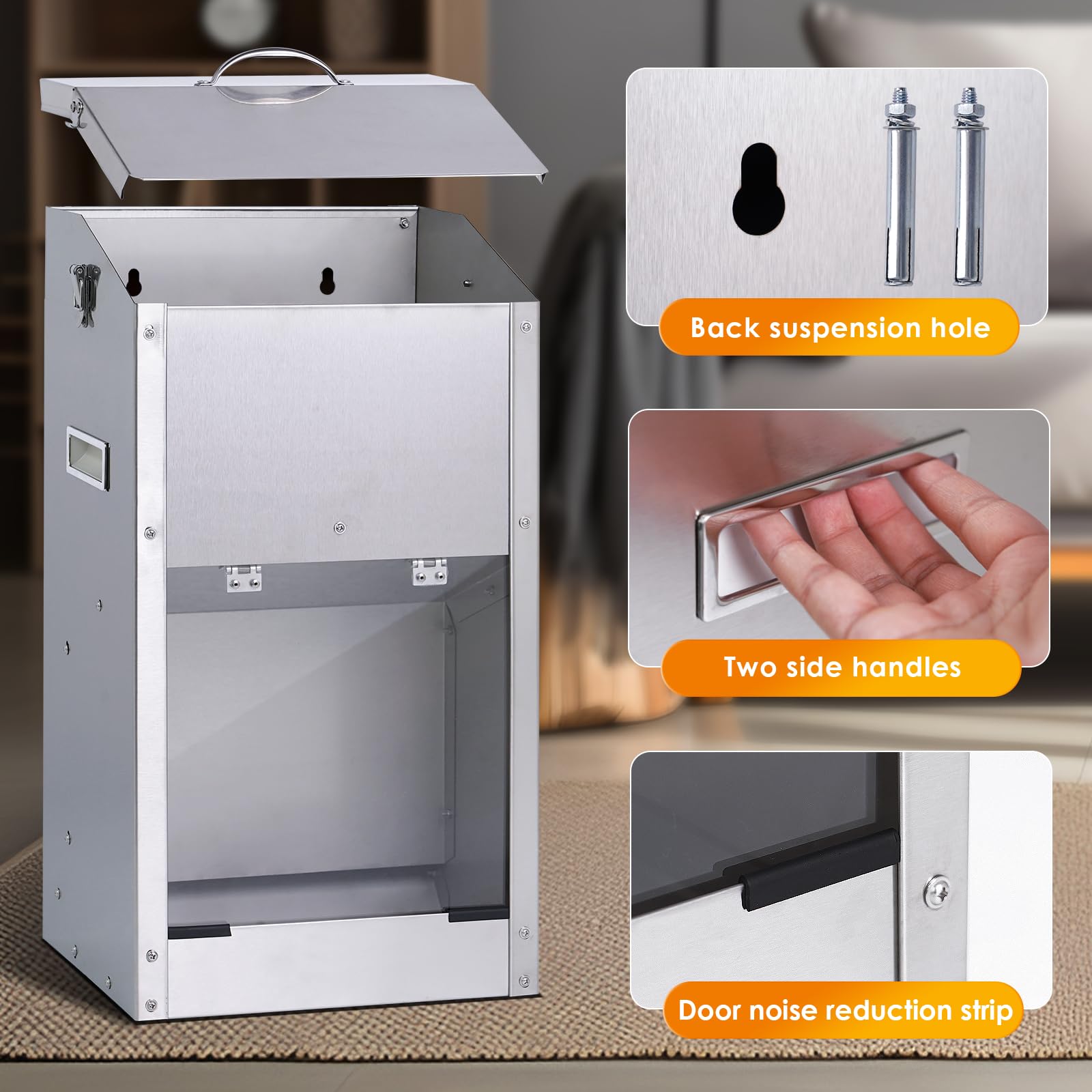 KHEARPSL gravity feeder requires no electricity, ensuring feeding continuity during outages.