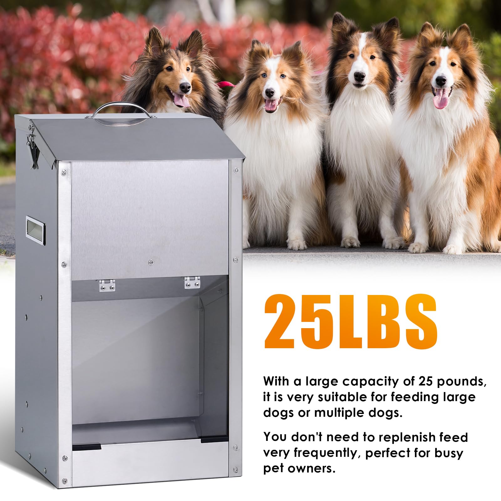 KHEARPSL large-capacity station suits multi-pet homes and simplifies daily feeding routines.