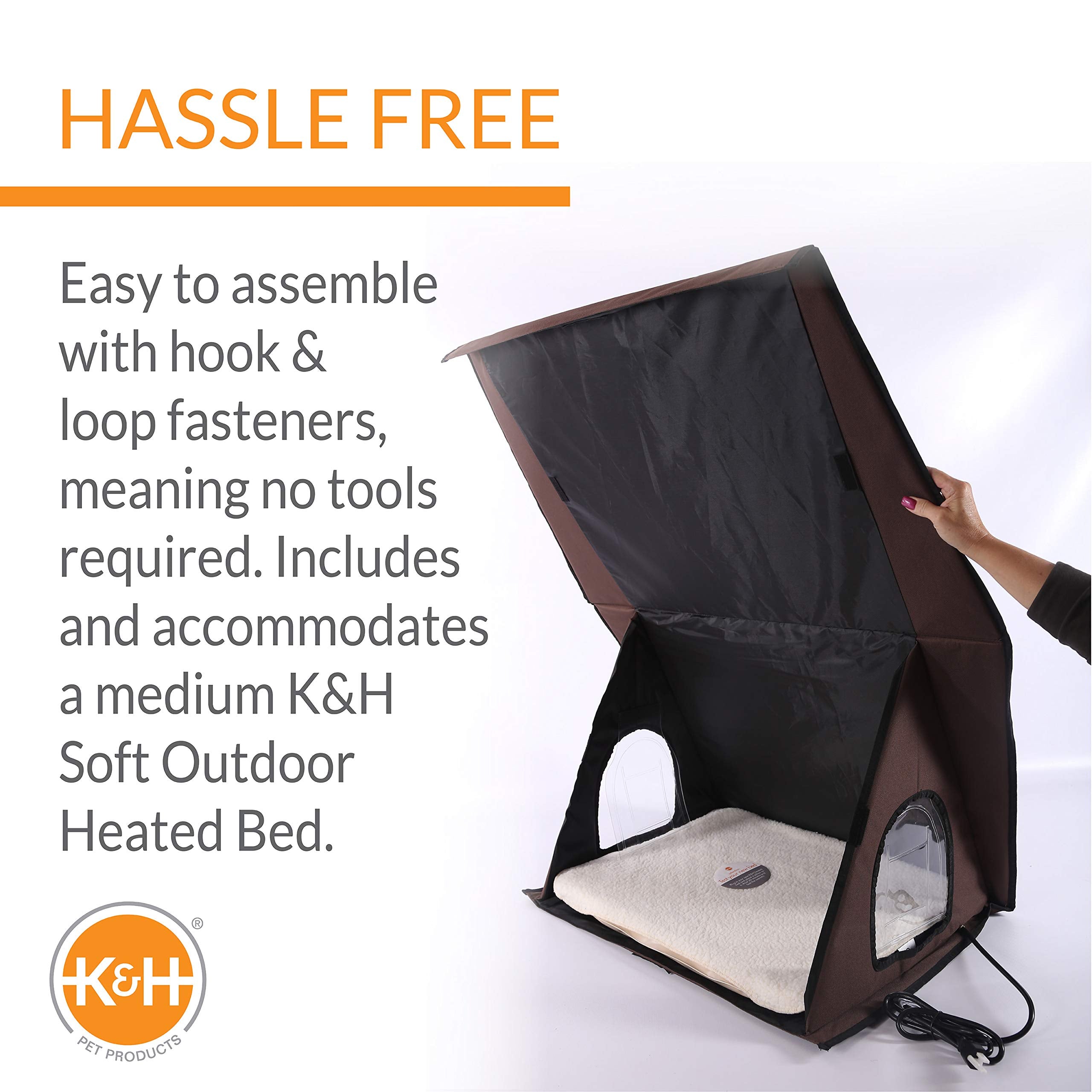 K&H weather resistant outdoor shelter exterior for cats