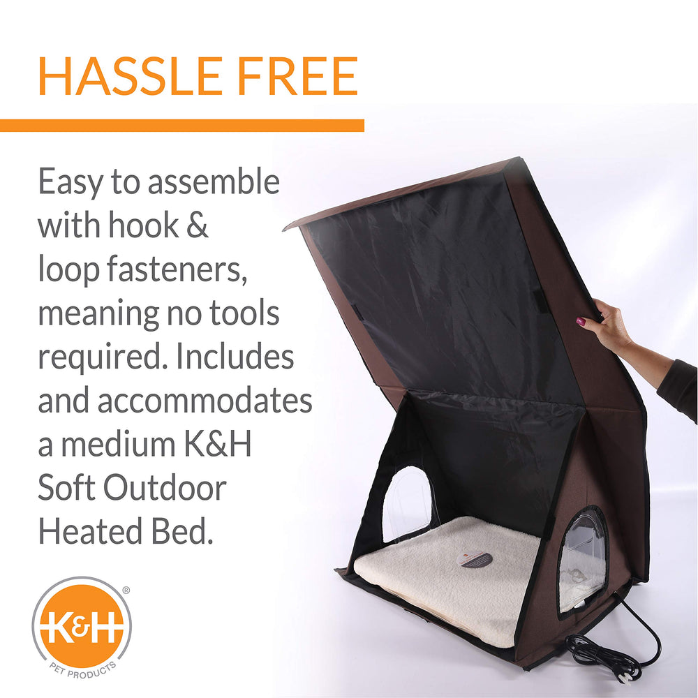 K&H weather resistant outdoor shelter exterior for cats