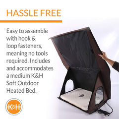 K&H weather resistant outdoor shelter exterior for cats
