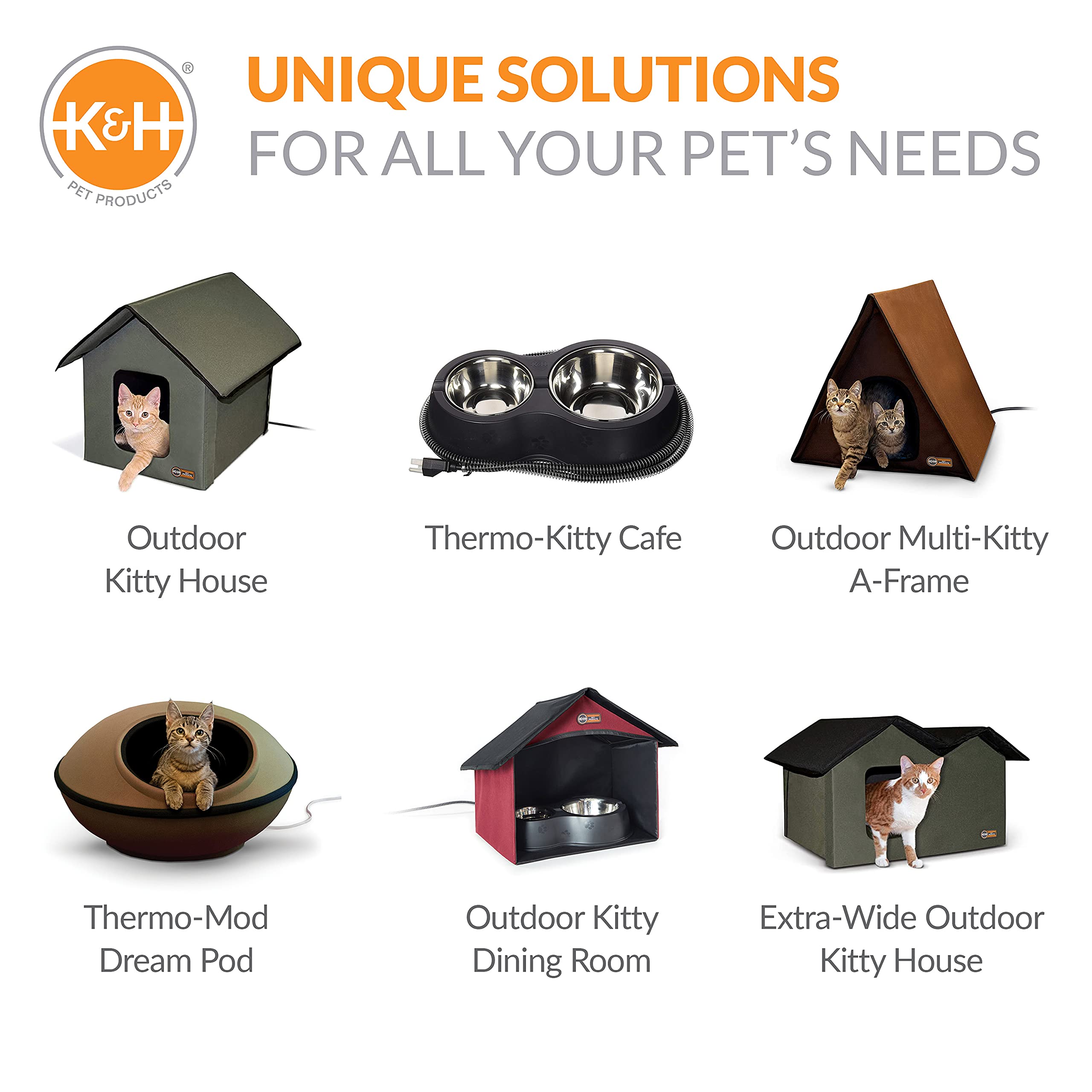 K&H Pet Products debris-free design; keeps outdoor feeders cleaner and organized.