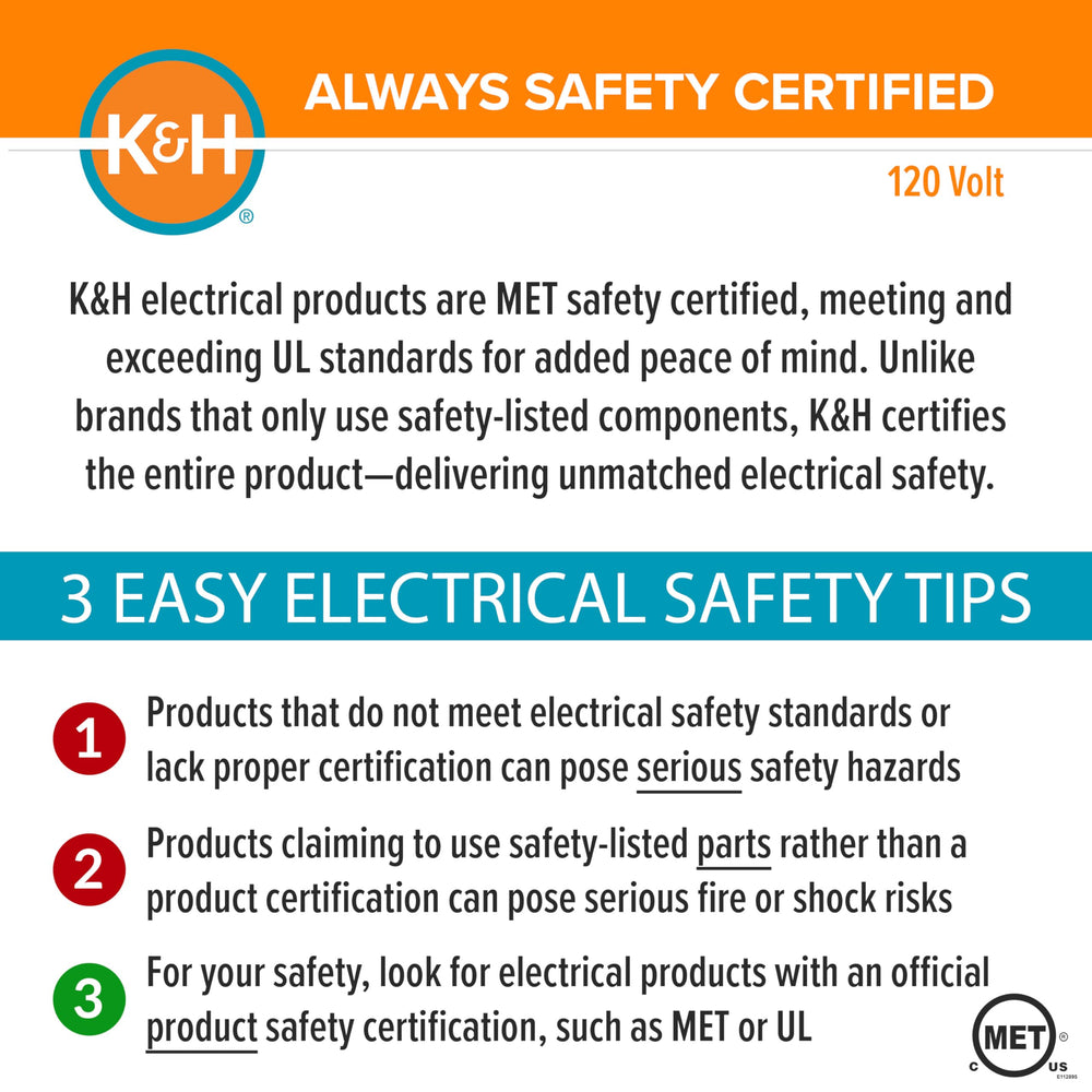 K&H tool-free assembly setup for quick shelter readiness