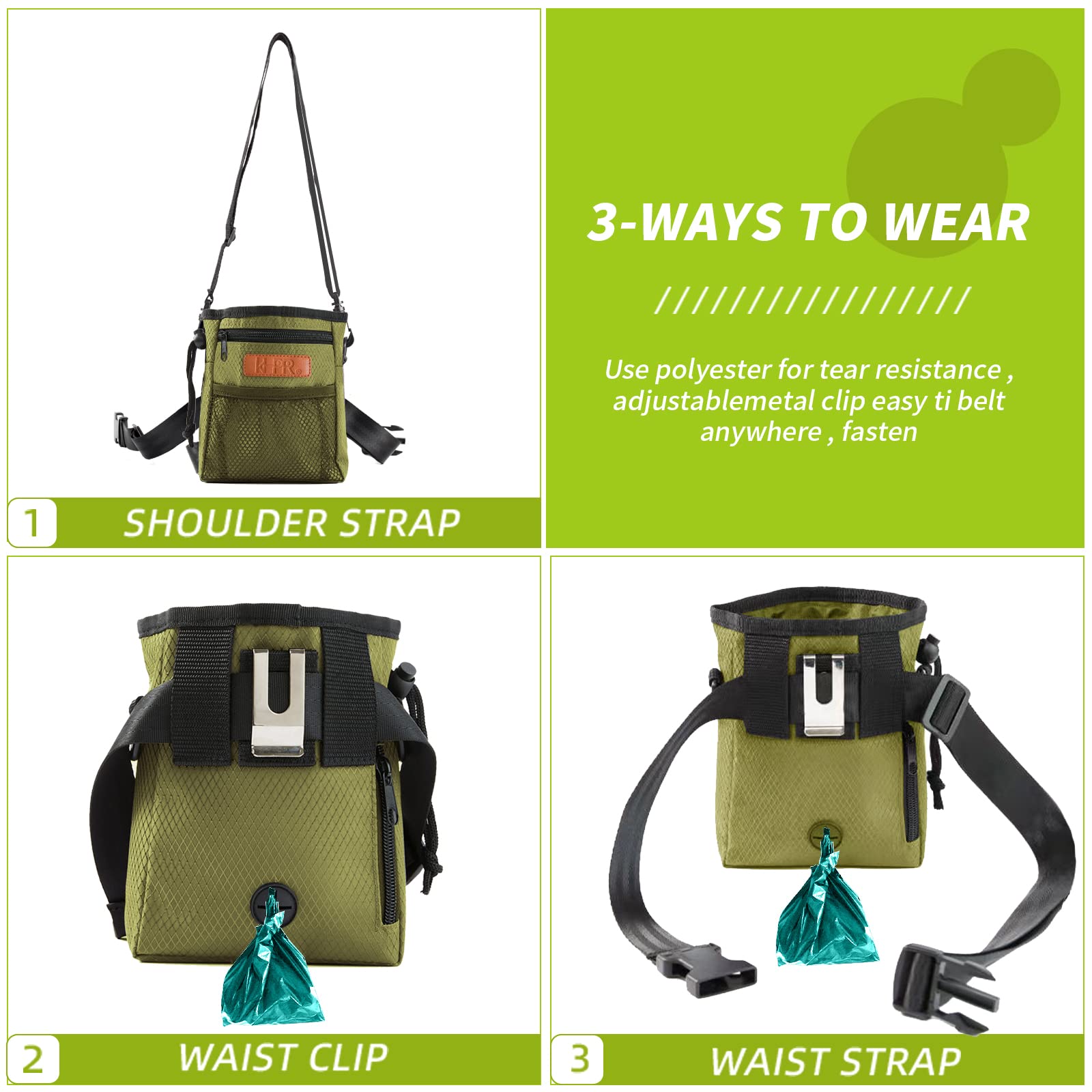 KHPR silicone-bowl included for on-the-go hydration and quick water stops.