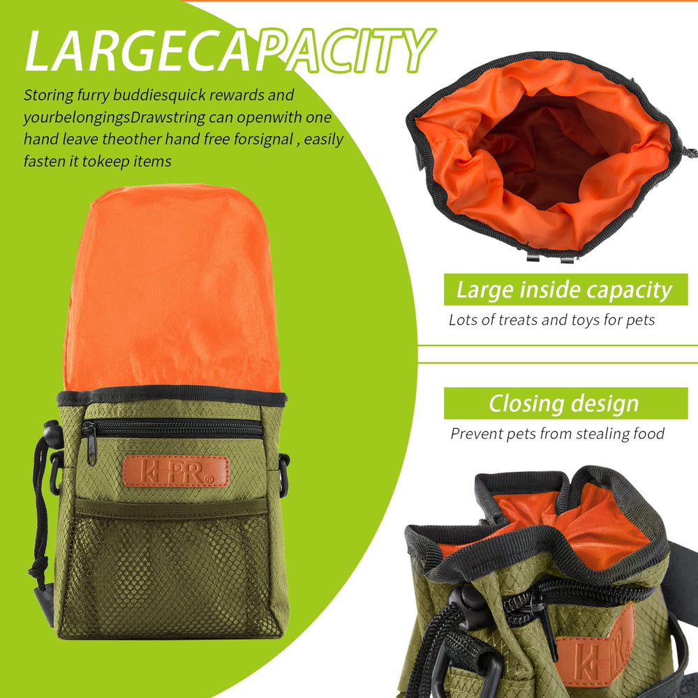 KHPR 3-way wear versatility with belt, strap, and clip options.