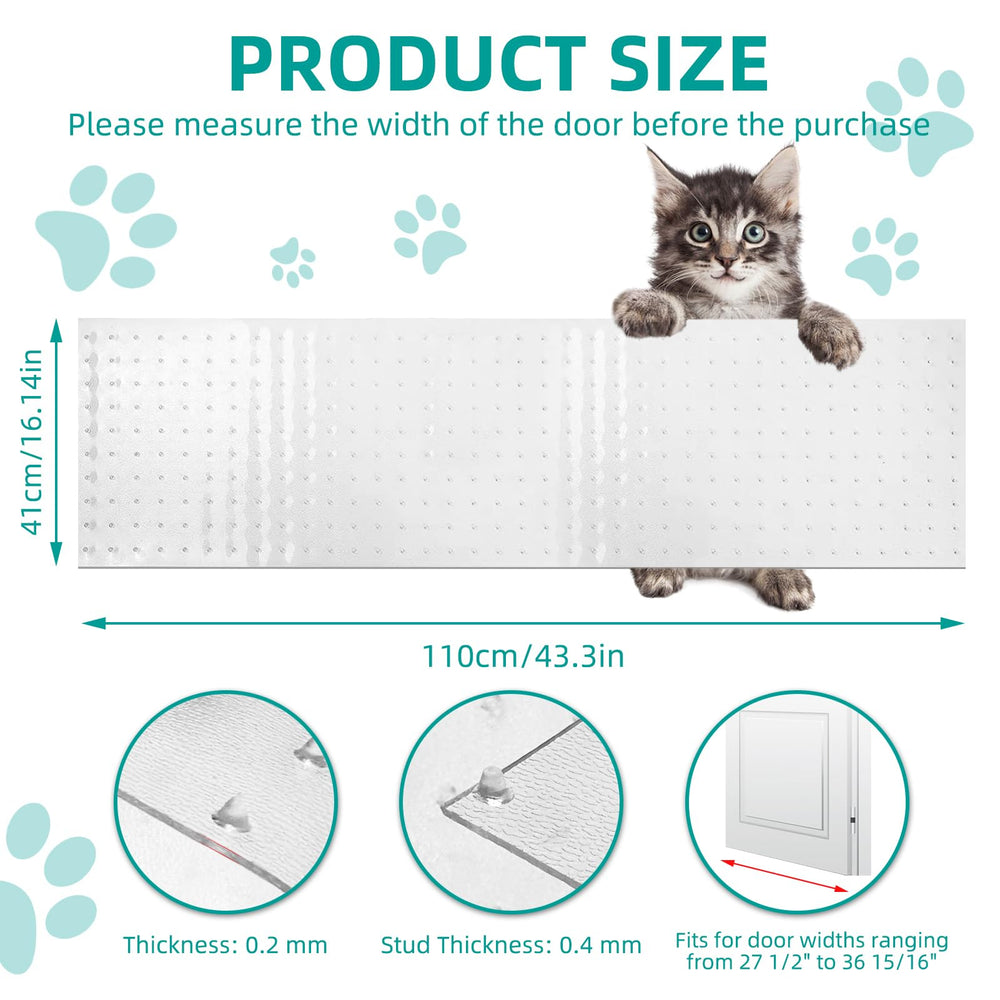 KHS carpet protector close-up shows durable PVC material for pet-proof protection.