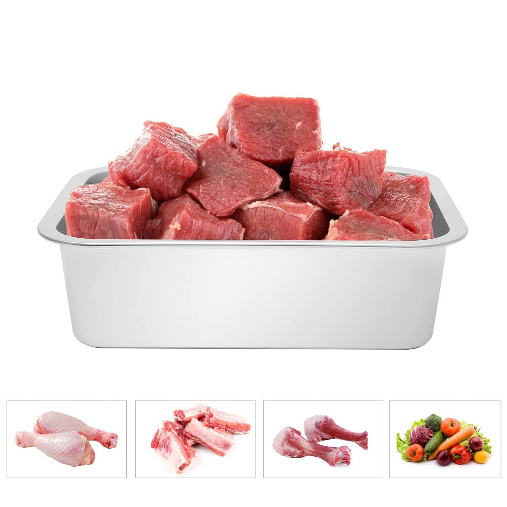 Kichwit sturdy stainless steel bowl stays in place during active mealtimes.