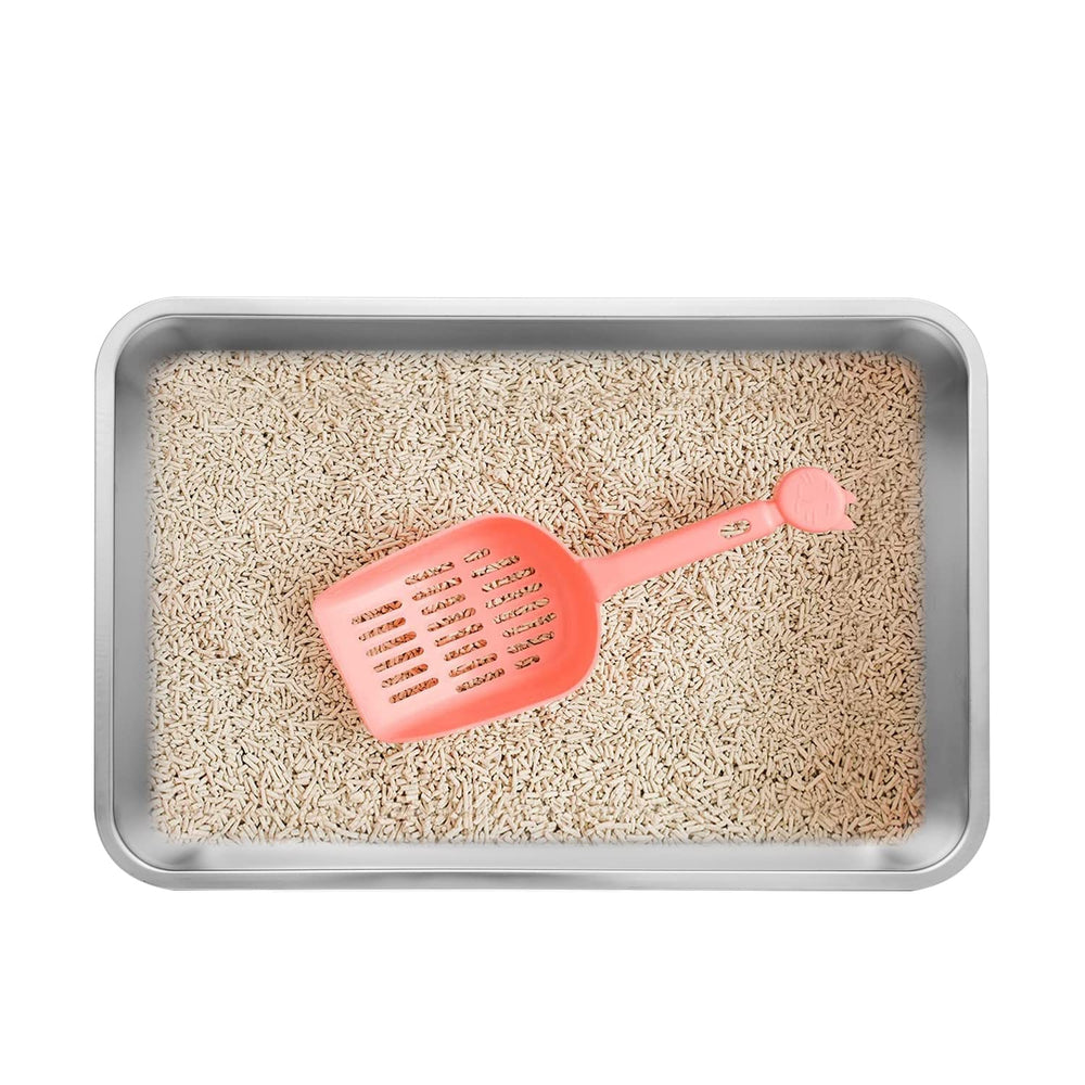 Kichwit 7.6 inch tall stainless steel box provides sturdy, high-side design.