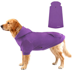 Kickred Basic Dog Hoodie pullover with hat keeps dogs cozy on chilly evening walks