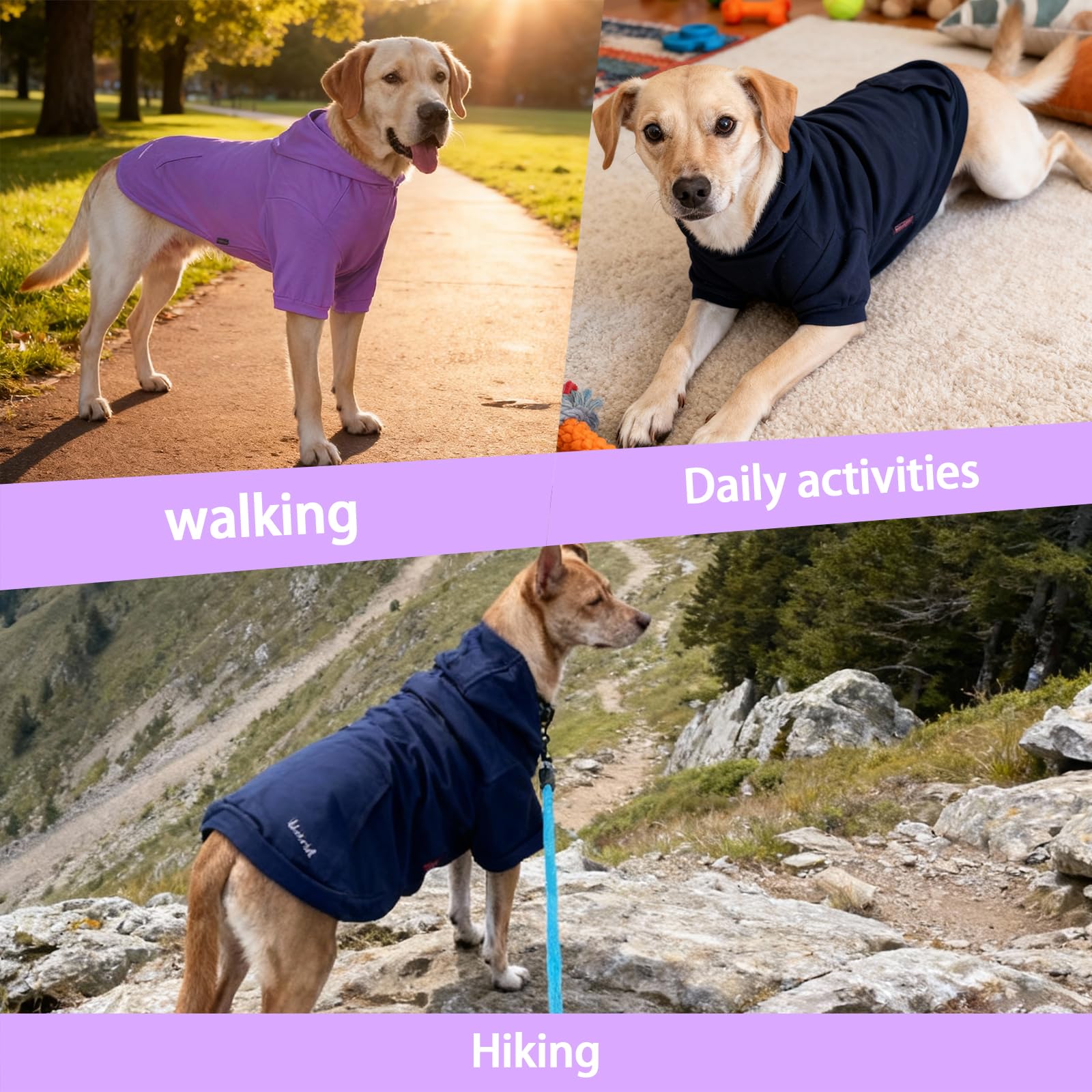 Kickred Basic Dog Hoodie weather-ready walks keeps dogs snug during cool outings