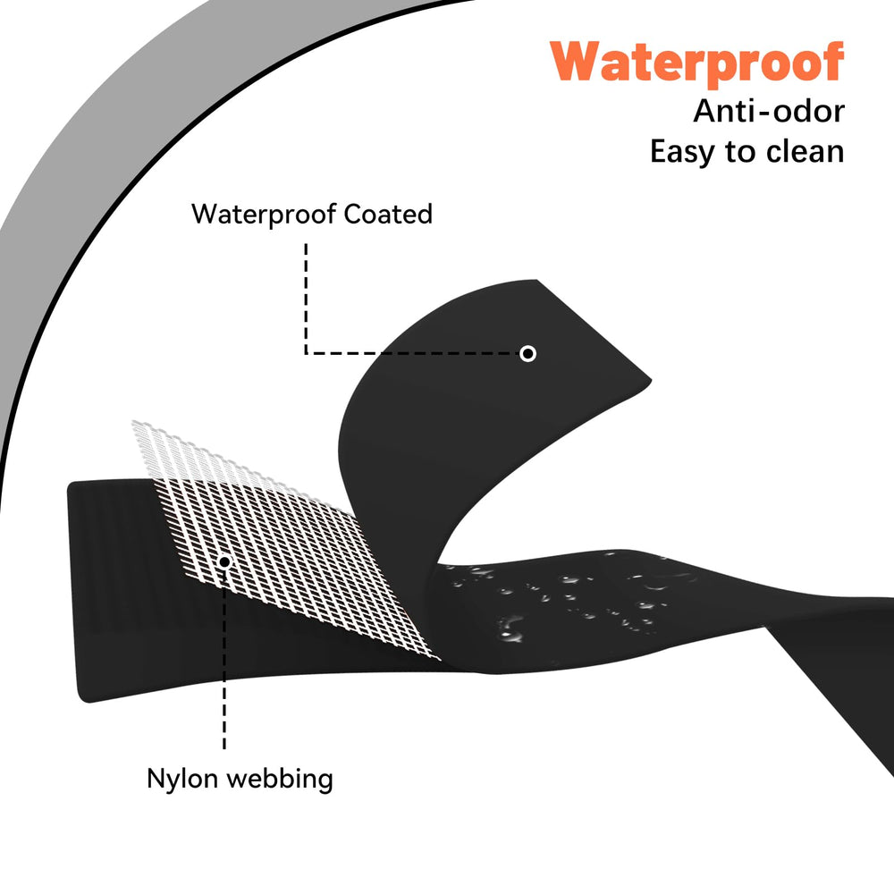 Kidding Pets coated nylon waterproof material highlights easy cleaning after beach outings.