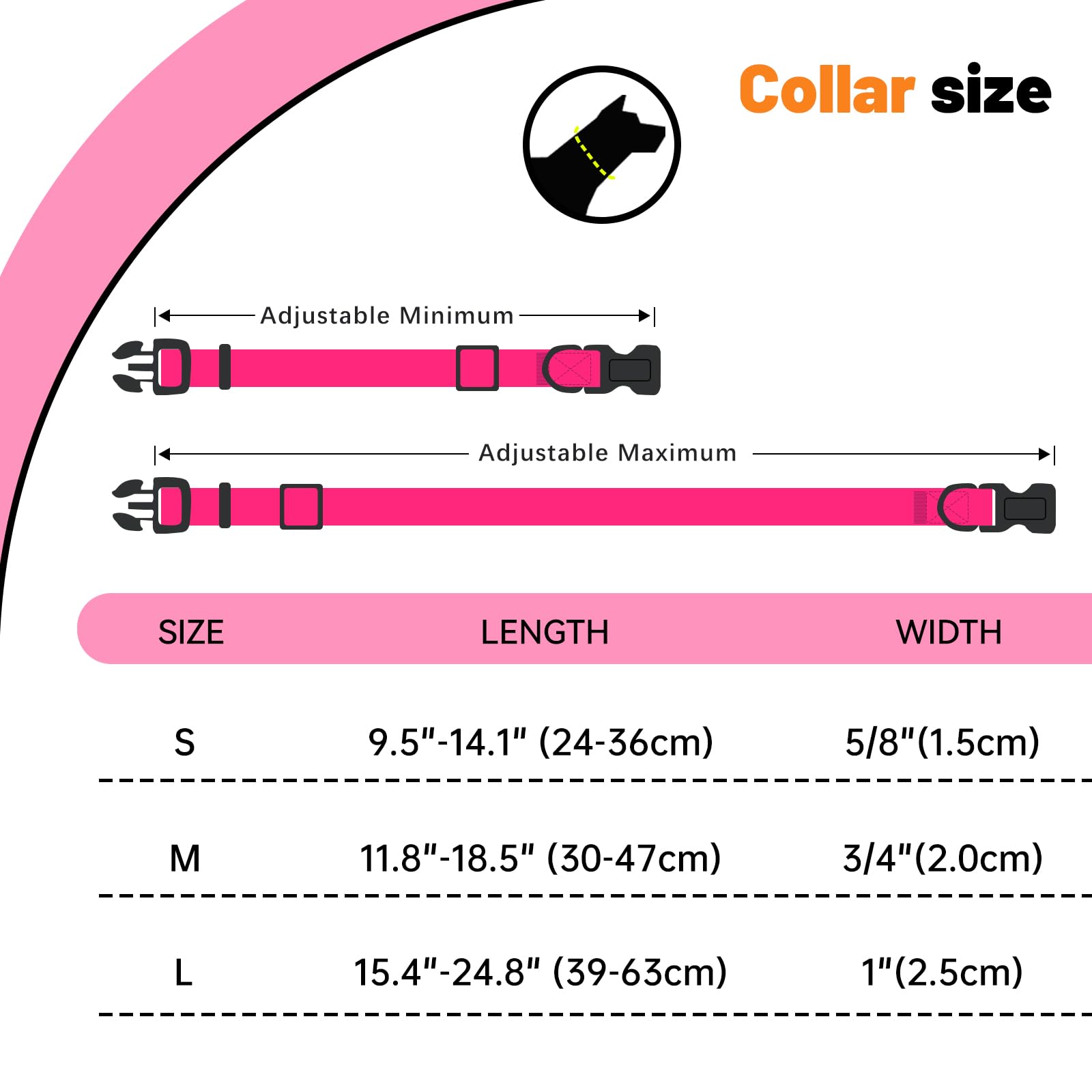 Kidding Pets waterproof dog collar comfort-focused fit on a dog