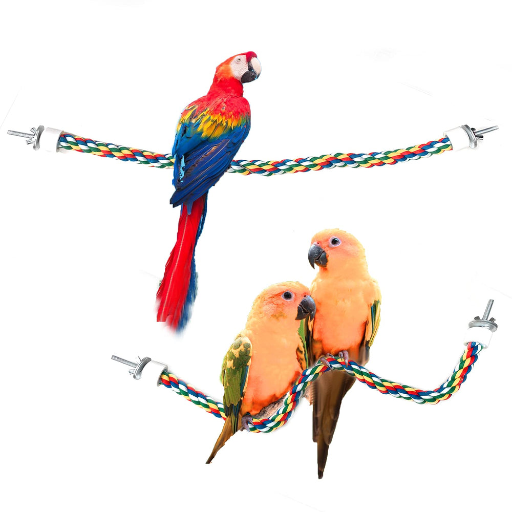Kiddisie perch shows comfortable, firm cotton surface for birds