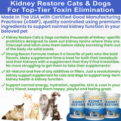 Kidney Restore measure-dispense bottle simplifies daily renal support dosing