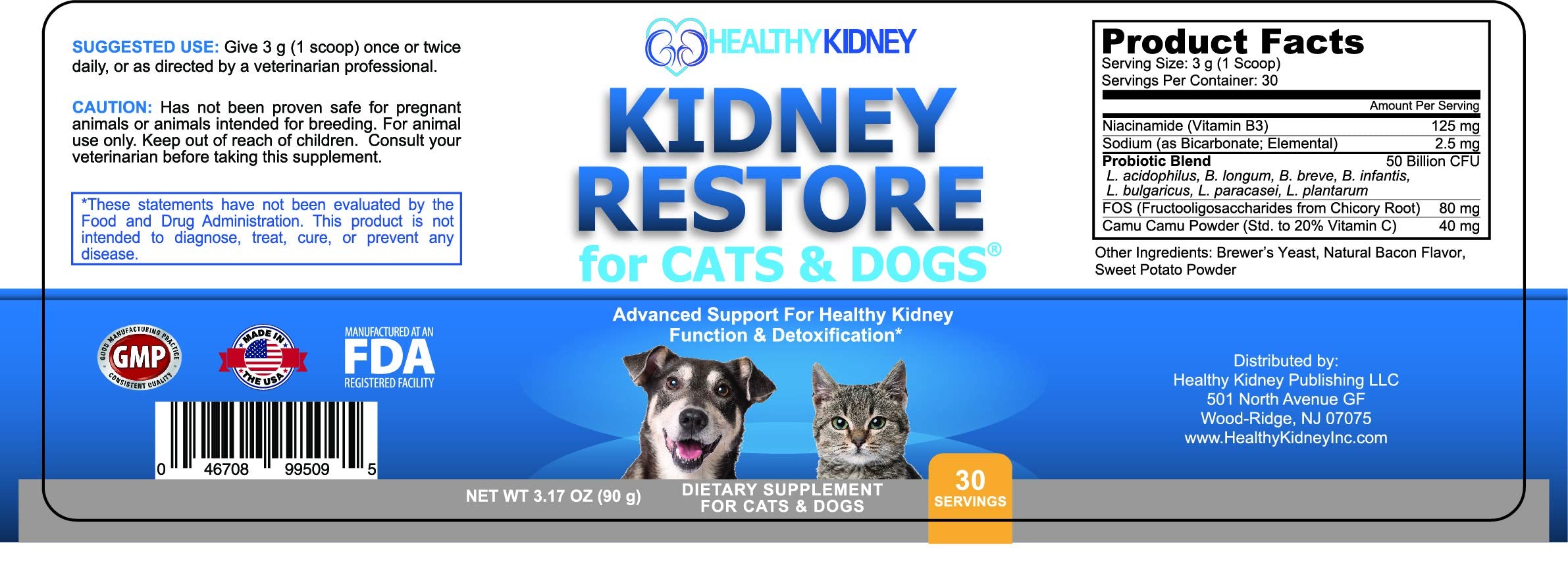 Kidney Restore sodium bicarbonate ingredient illustrates mineral balancing for kidney comfort