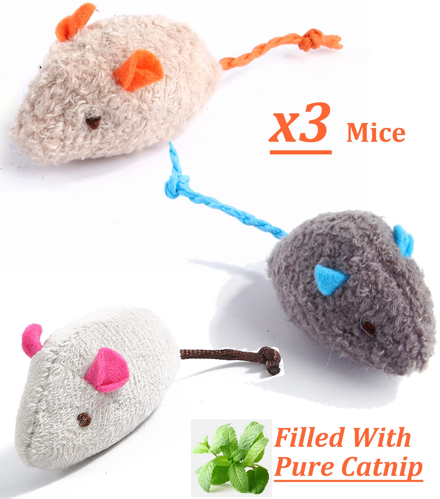 Kidpet silvervine stick with bell for interactive play.