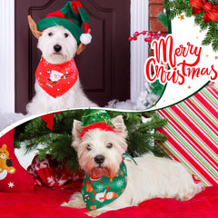Kigeli dog bandana Santa pattern ideal for party styling