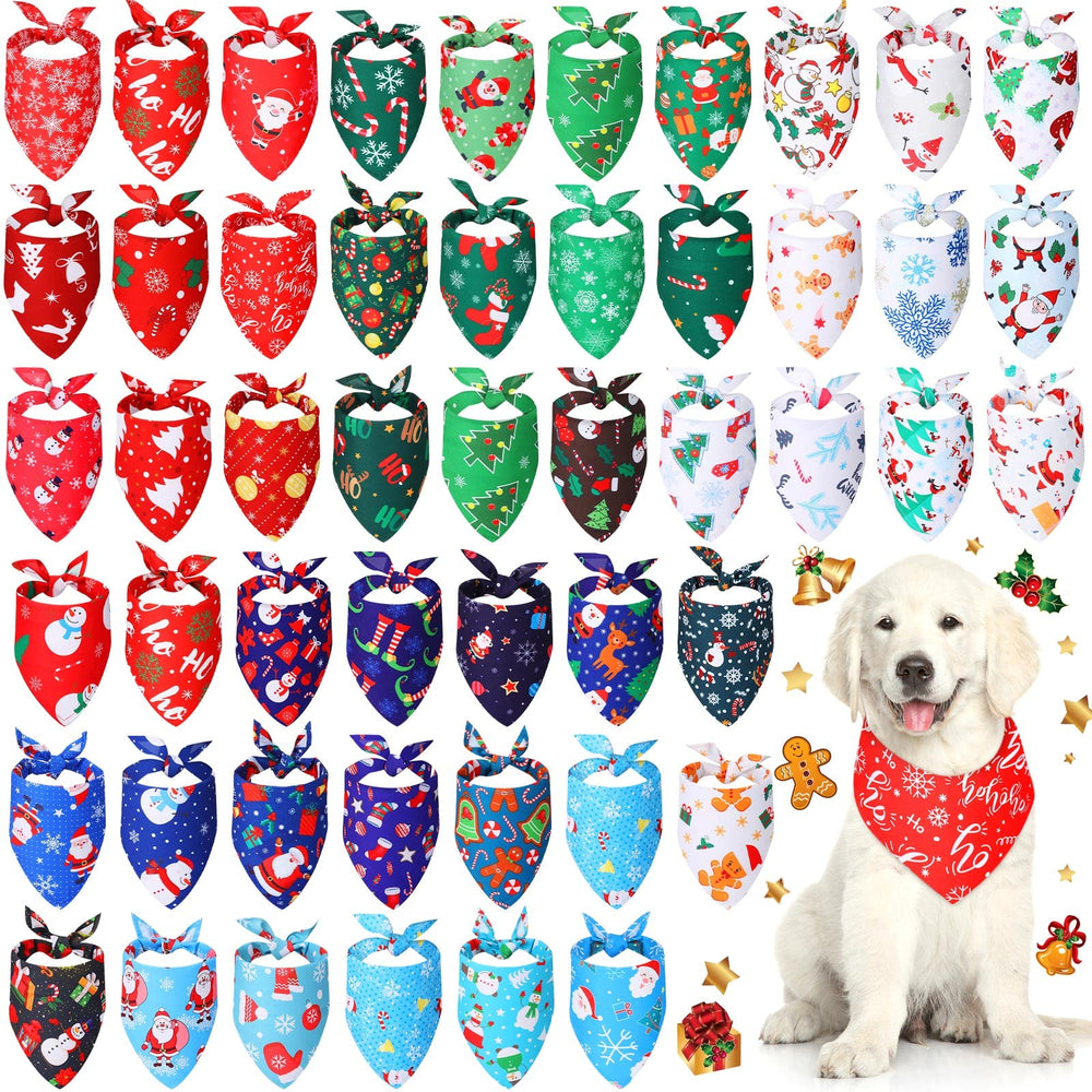 Kigeli dog bandana snowman pattern for festive holiday photos