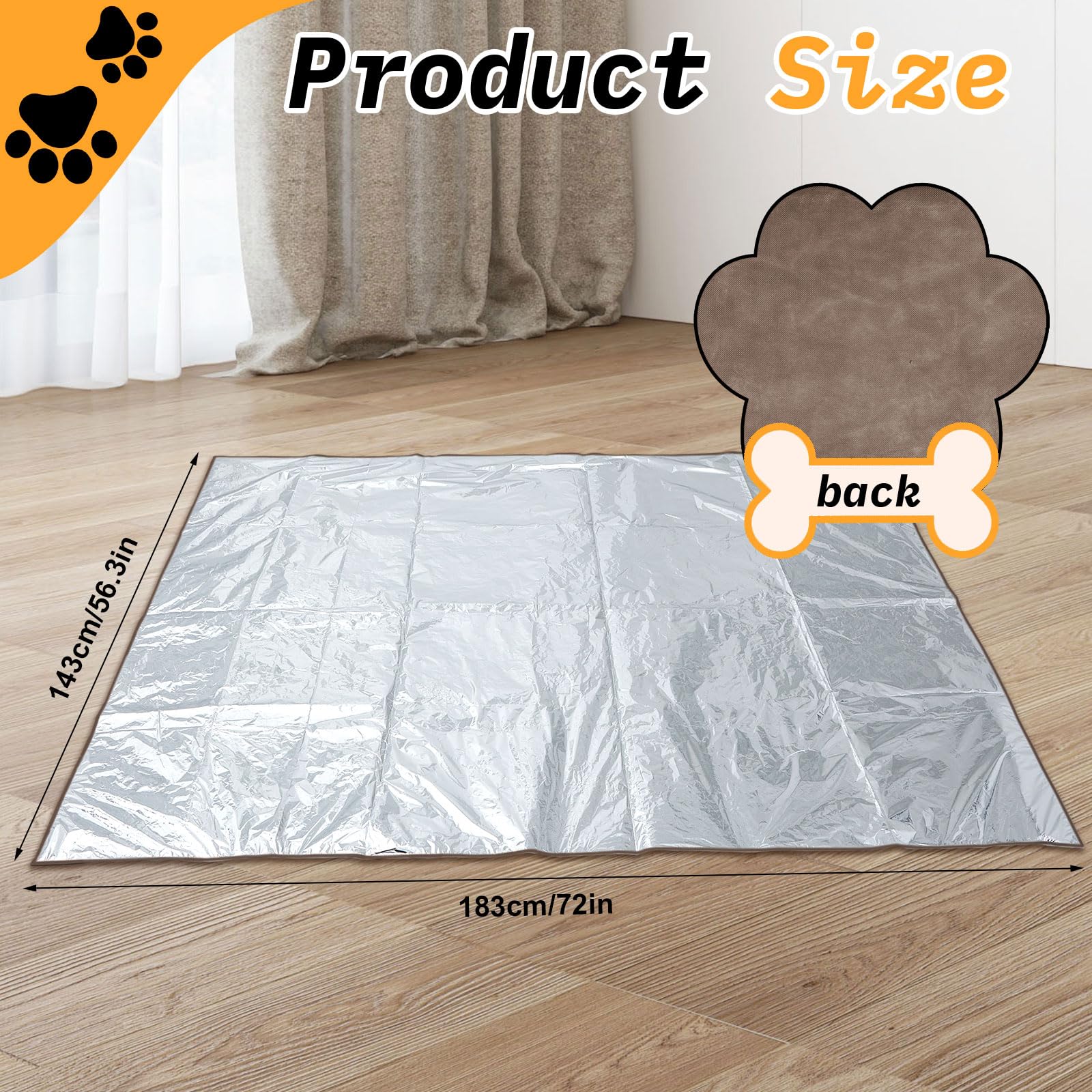 Kigley deterrent mat shown rolled for easy storage and portability