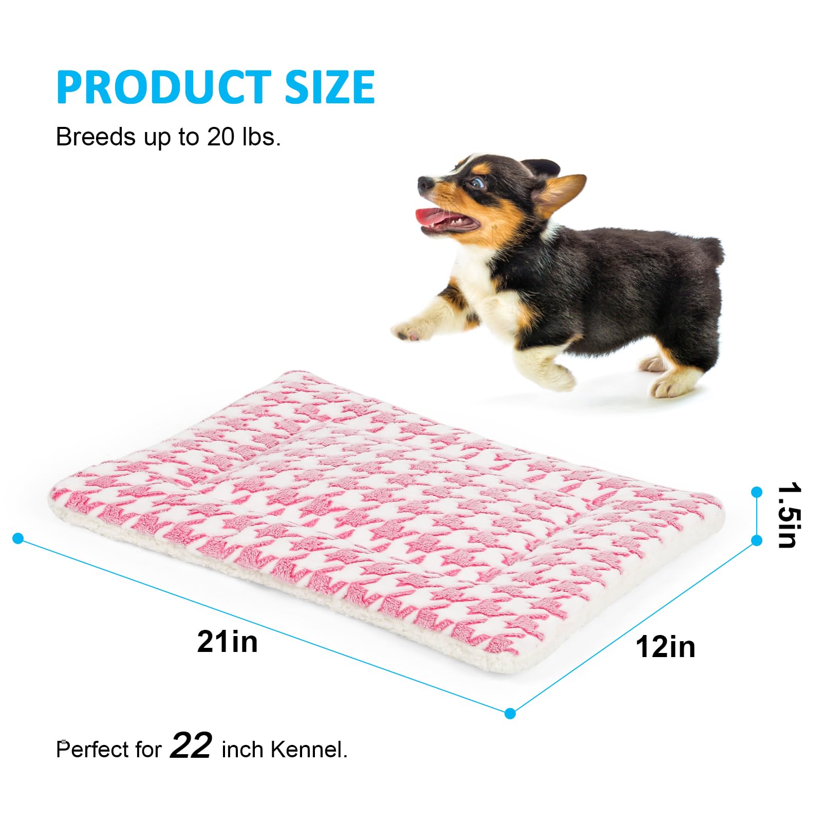 Kigmmro dog bed mat reversible star-side adds decorative charm and breathable comfort
