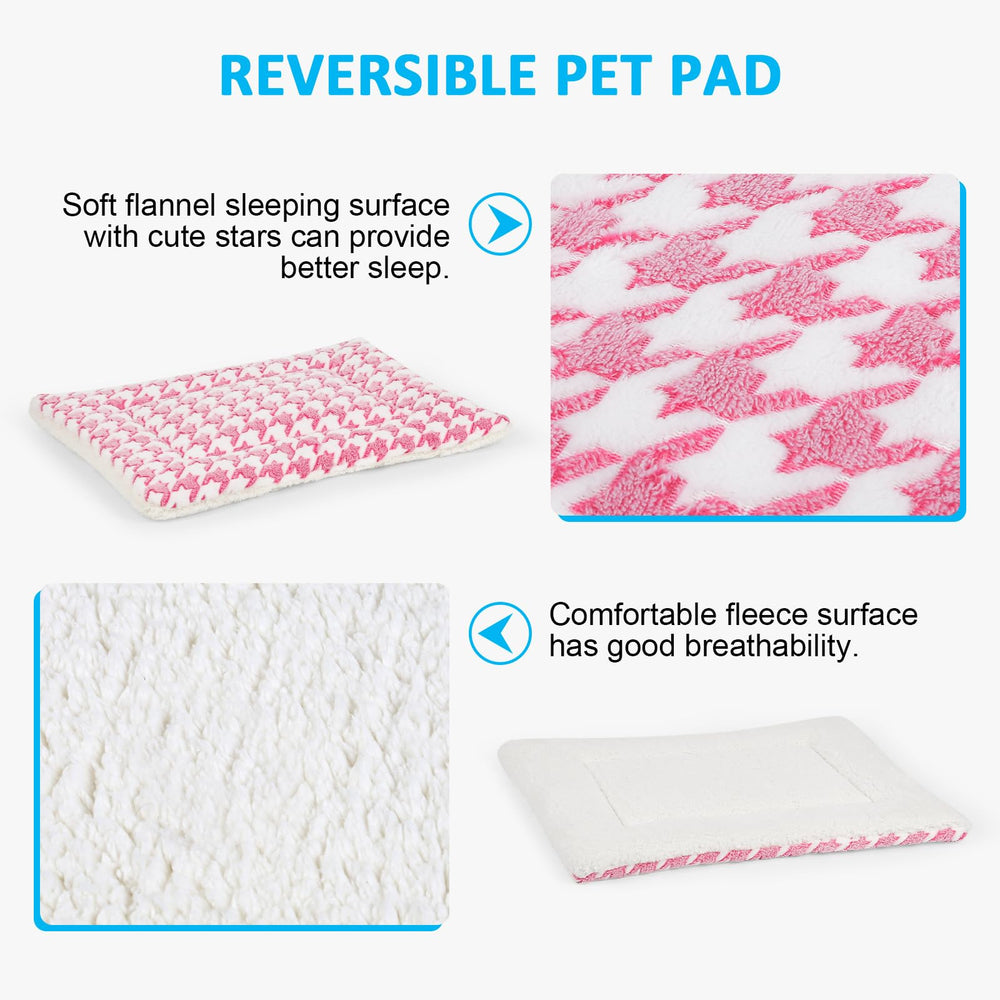 Kigmmro dog bed mat soft fleece close-up highlights plush support for restful naps