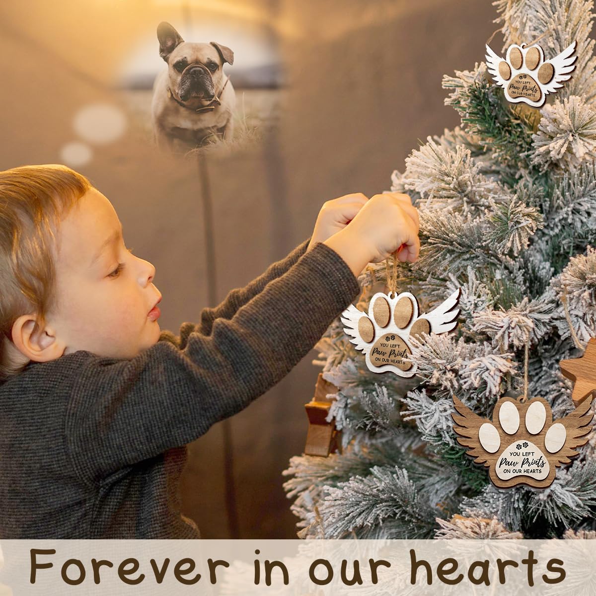 KilyHome Sympathy Gift Ornament offers comforting remembrance for bereaved pet owners.