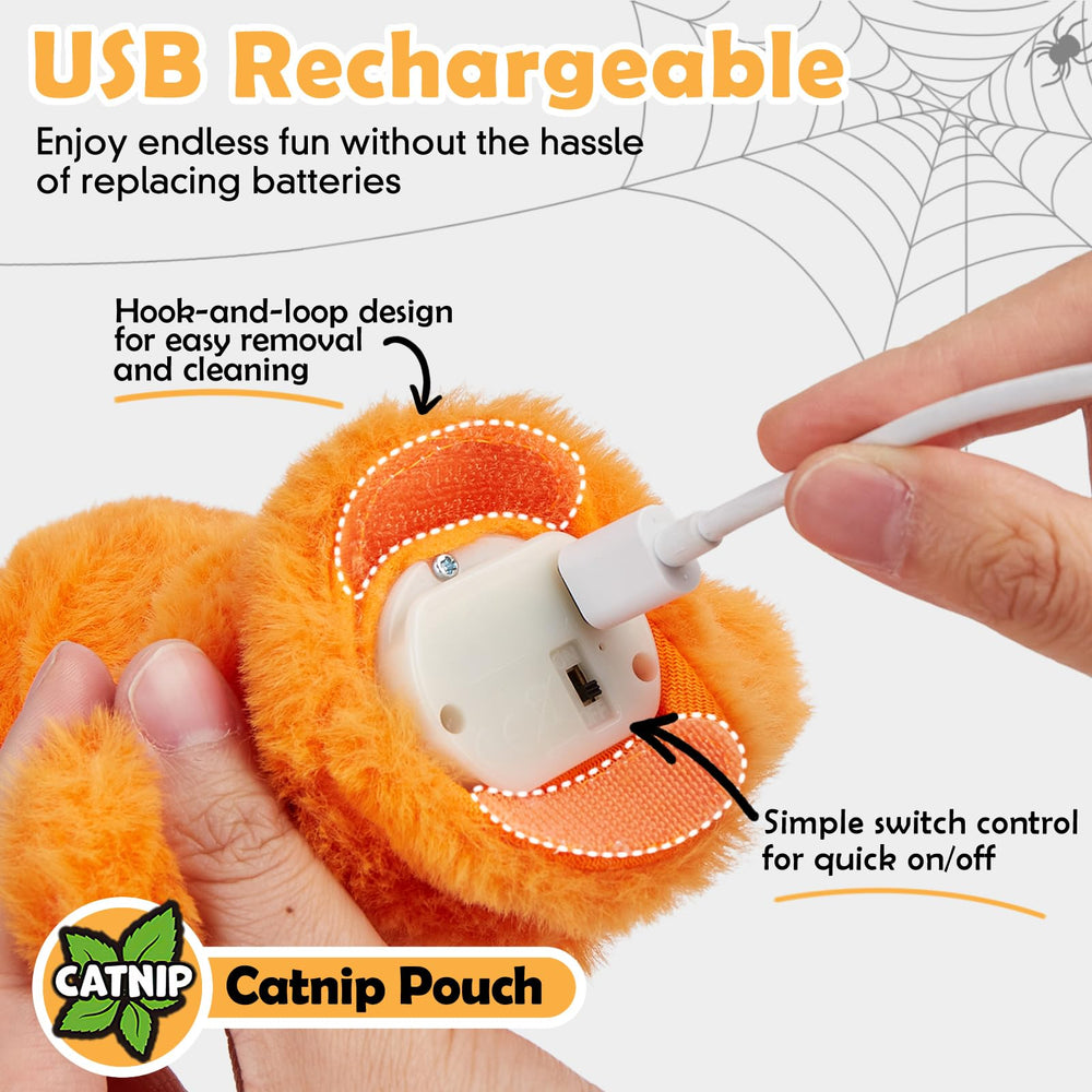 Kimee Catnip Toys washable-cover image emphasizing easy cleaning and durability