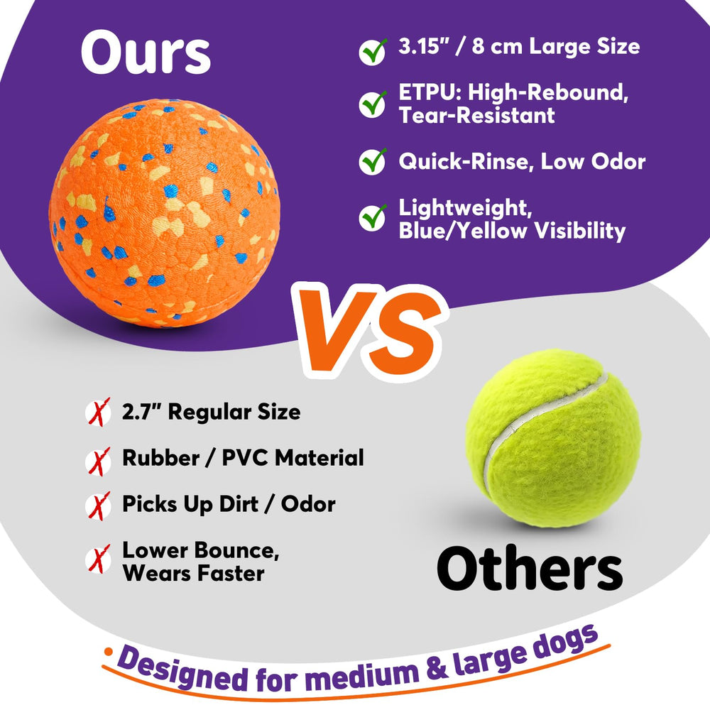 Kimee 3.15-inch ball demonstrates bounce action for active play