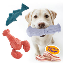 Kimee dog toys lobster design for durable chew sessions and interactive play.
